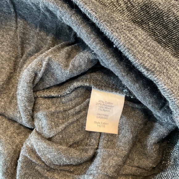 Madewell Long Sleeve Turtleneck Sweater Dress Marled Grey Size XS - Picture 9 of 9